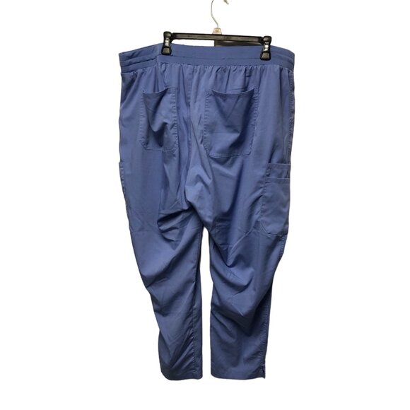 WonderWink Pro True Plus Fit Scrub Pants Womens Size 3XL Blue Medical Nurse - Picture 2 of 6